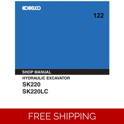 KOBELCO SK220, SK220LC EXCAVATOR WORKSHOP REPAIR MANUAL